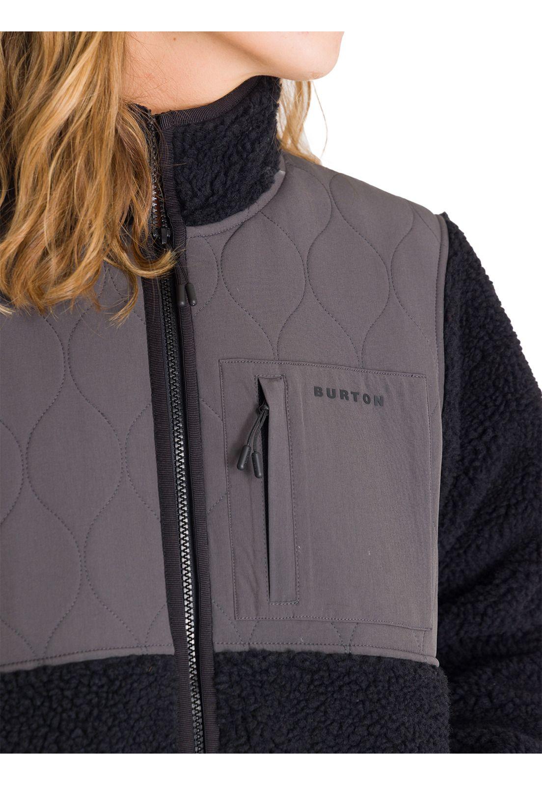 Polar Mujer Sherpa Block Gris-4