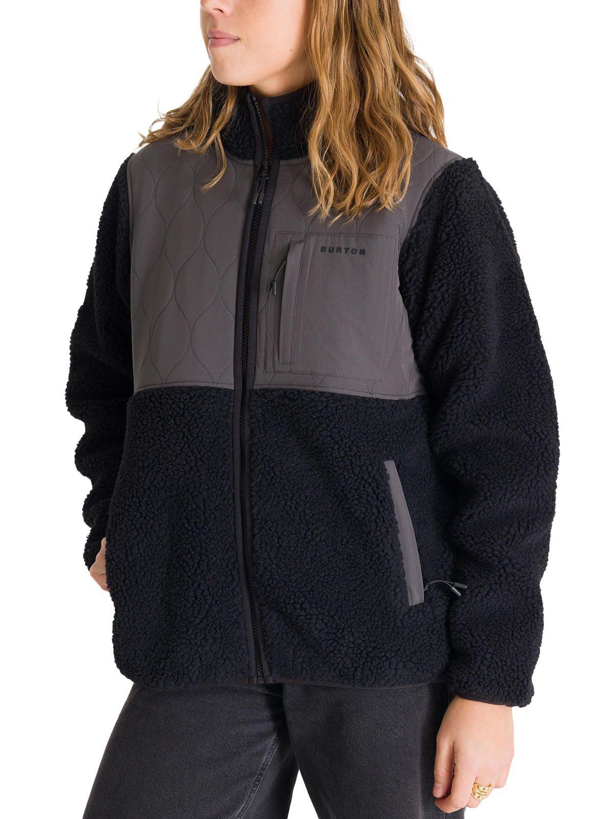 Polar Mujer Sherpa Block Gris-0