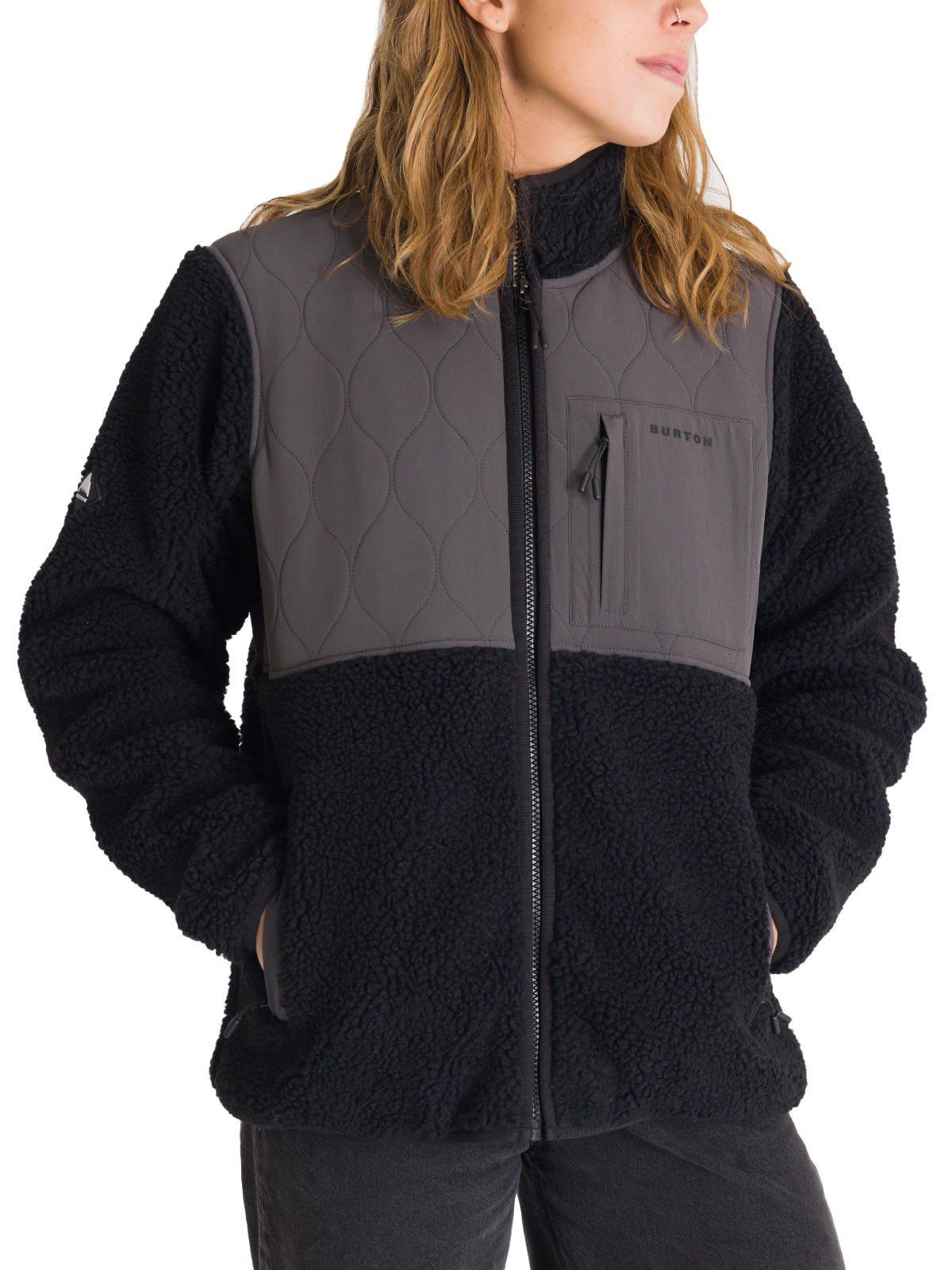 Polar Mujer Sherpa Block Gris-1