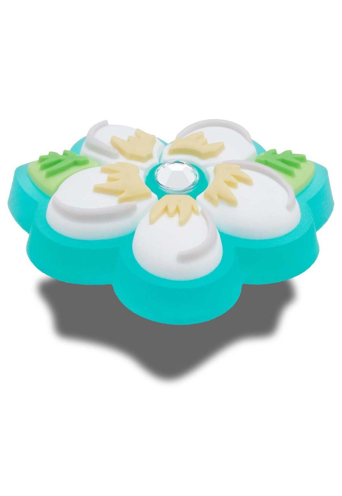 Jibbitz Plumeria Joya Floral Celeste-2