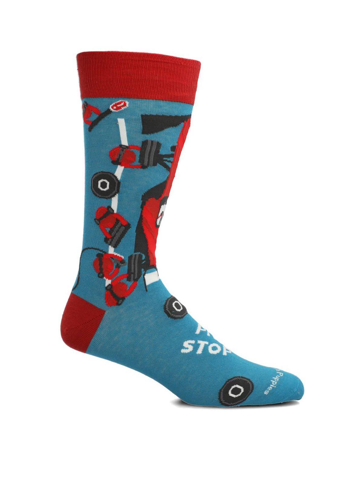 Pack 3 Calcetines Algodón Hombre Pack Gift Cars Azul-4