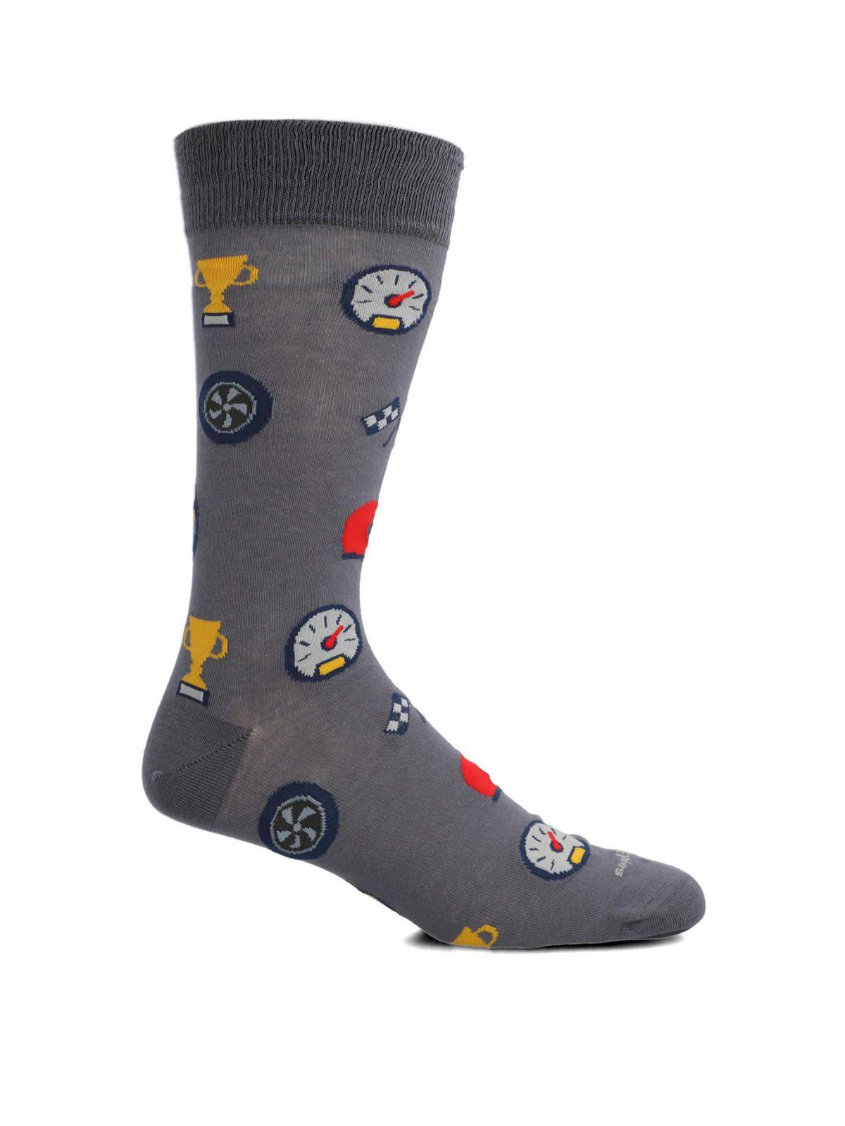 Pack 3 Calcetines Algodón Hombre Pack Gift Cars Azul-6