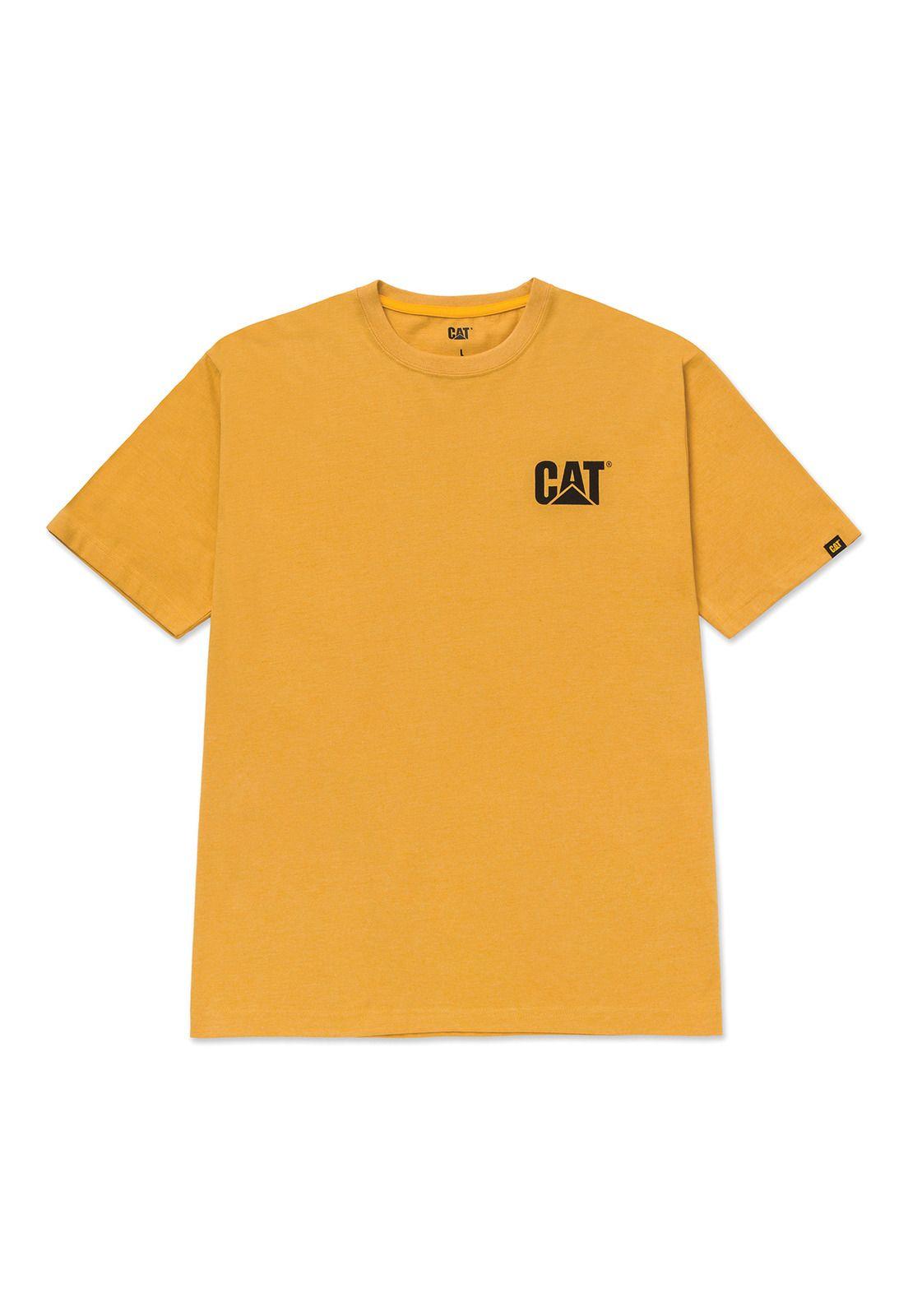 Polera Manga Corta Hombre Trademark Tee Amarillo-0