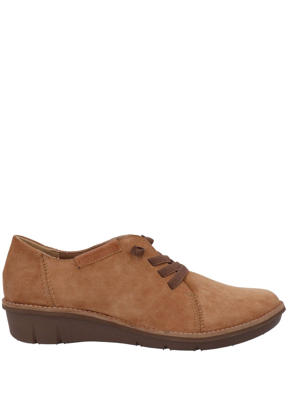 Zapatillas Cuero Mujer Aura Café-1