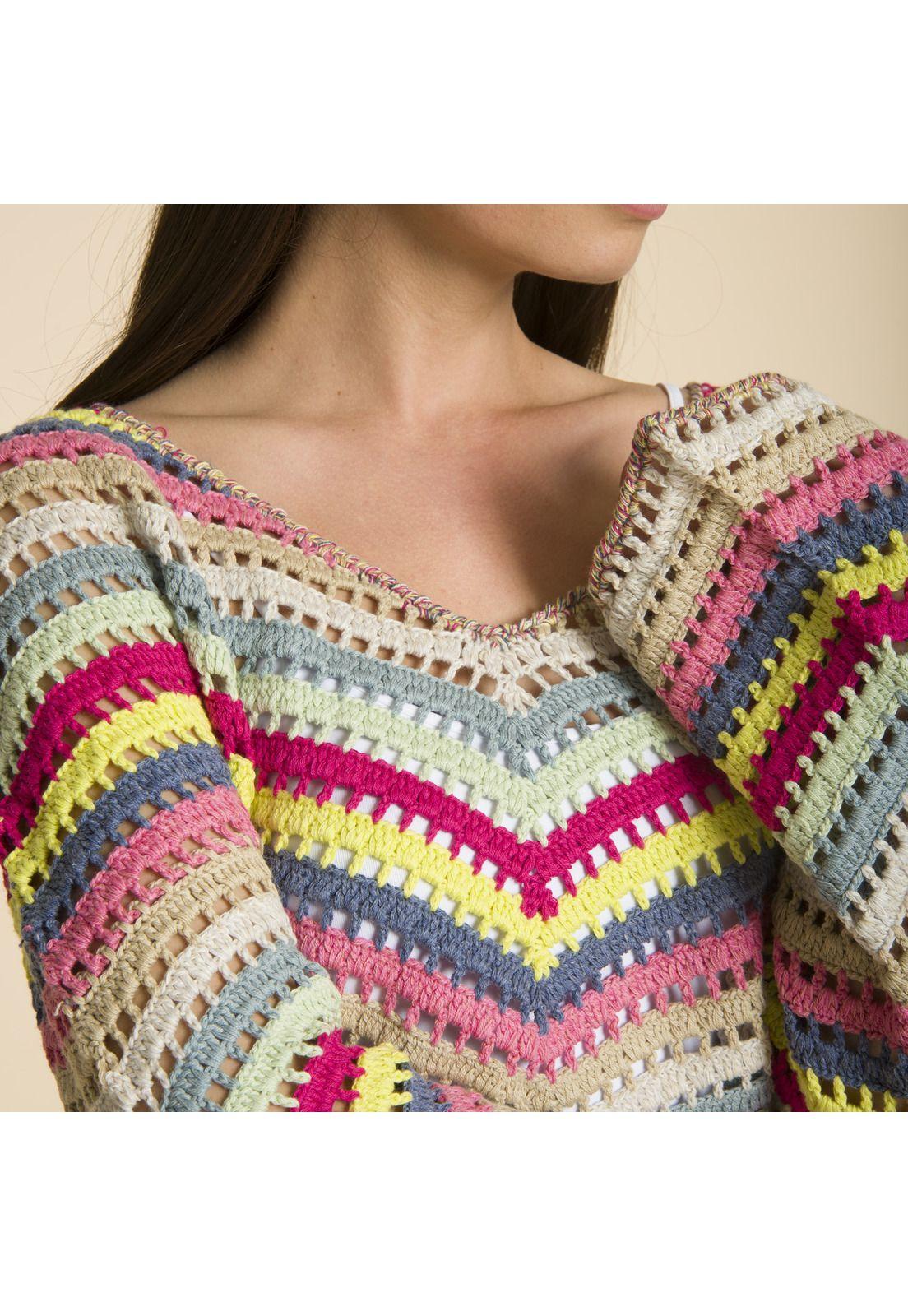 Sweater Crochet Verde-4