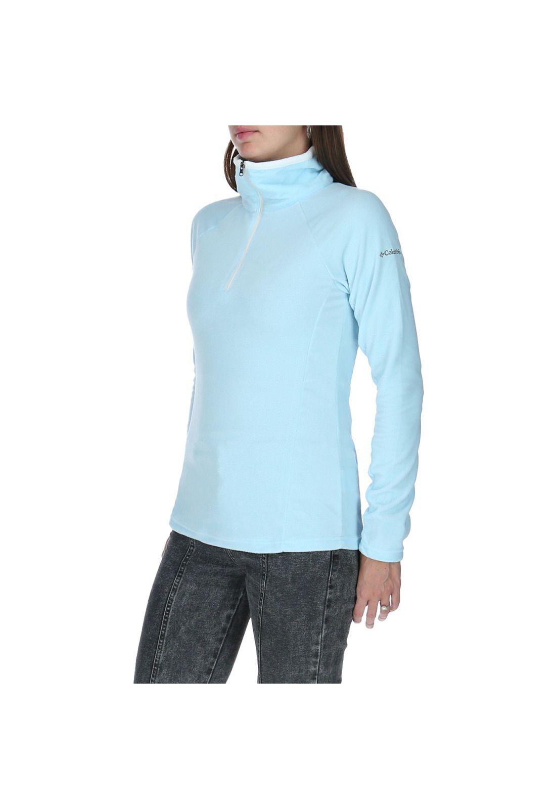 Polar Glacial Iv 1/2 Zip Celeste Mujer-0