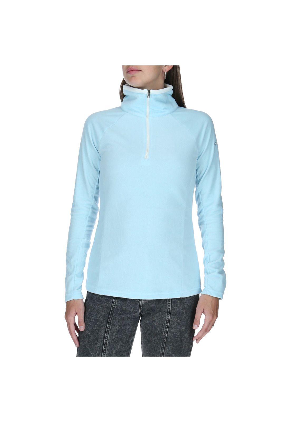 Polar Glacial Iv 1/2 Zip Celeste Mujer-3