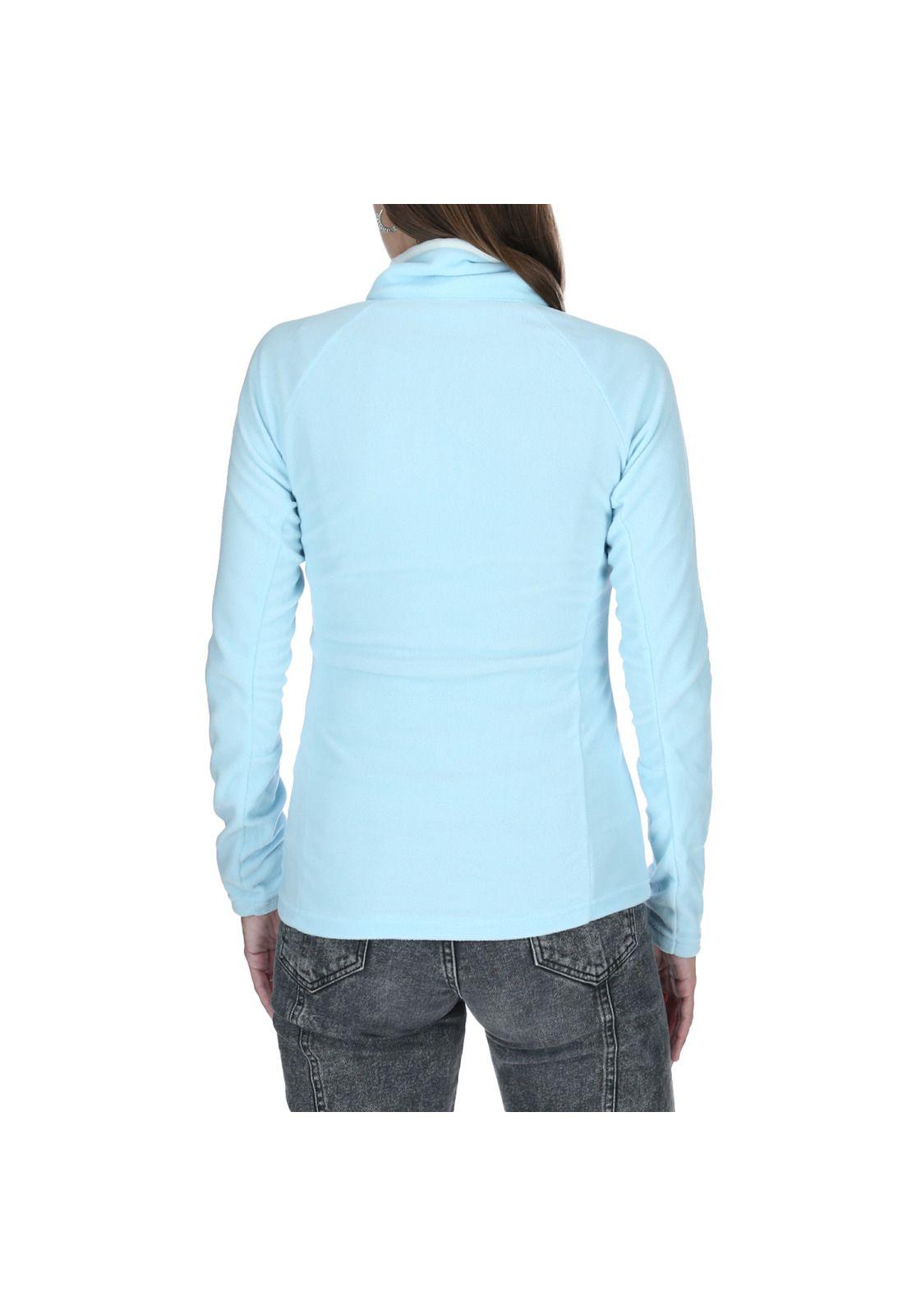 Polar Glacial Iv 1/2 Zip Celeste Mujer-4
