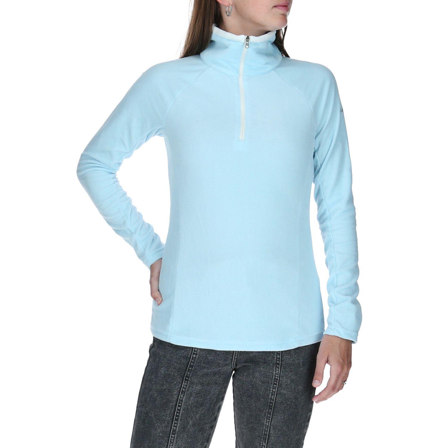 Polar Glacial Iv 1/2 Zip Celeste Mujer-1