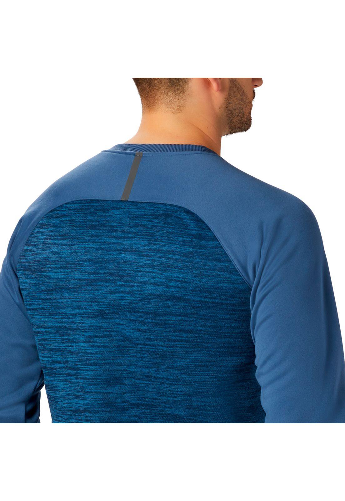 Polera Tech Trail™ Midlayer Crew azul-3