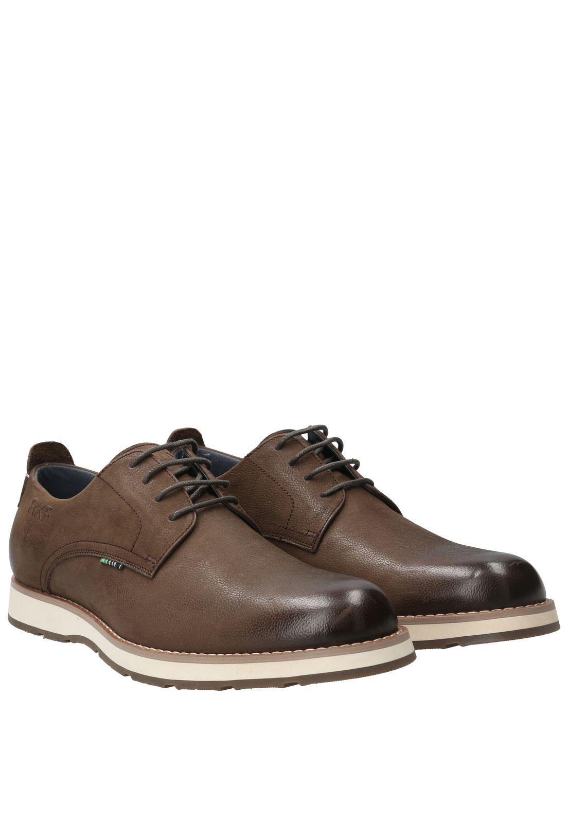 Zapato Cuero Hombre Hill Café-7