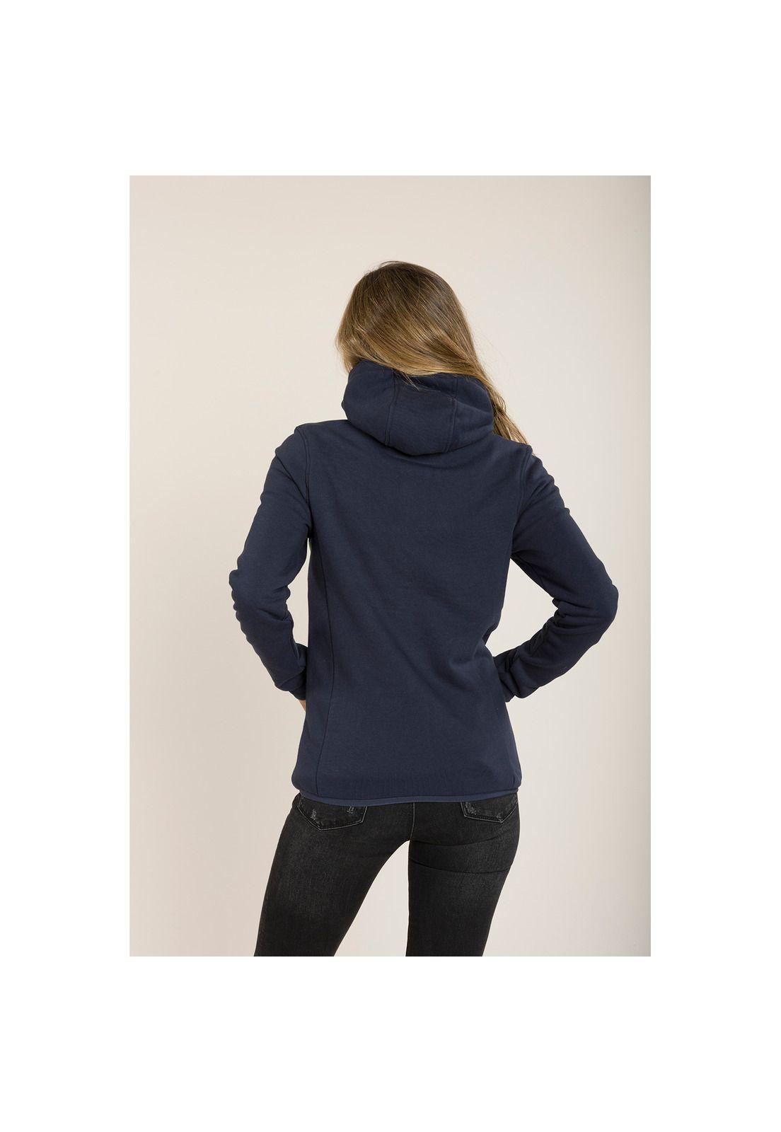 Poleron Mujer Nevada Hoodie Azul cielo-2