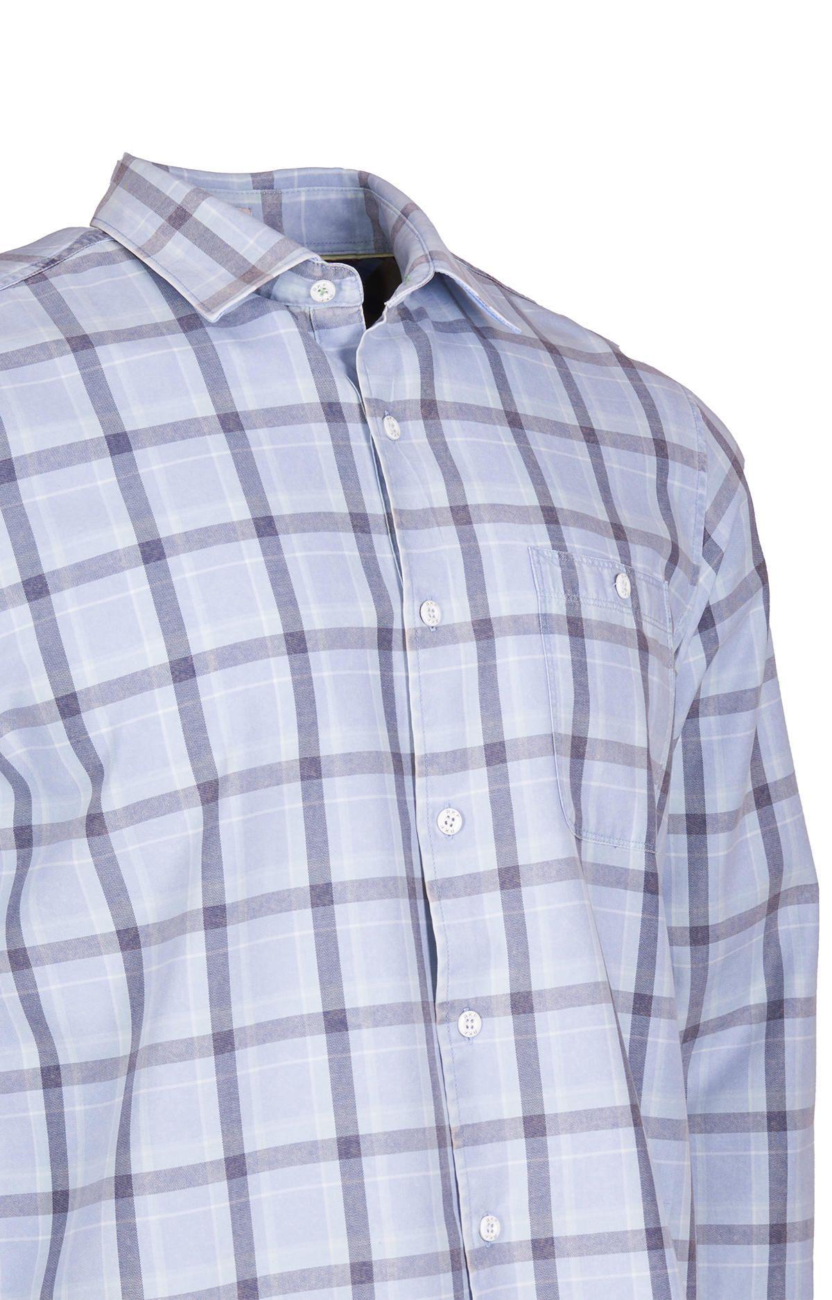 Camisa Algodón Orgánico Hombre Arbed Azul-3
