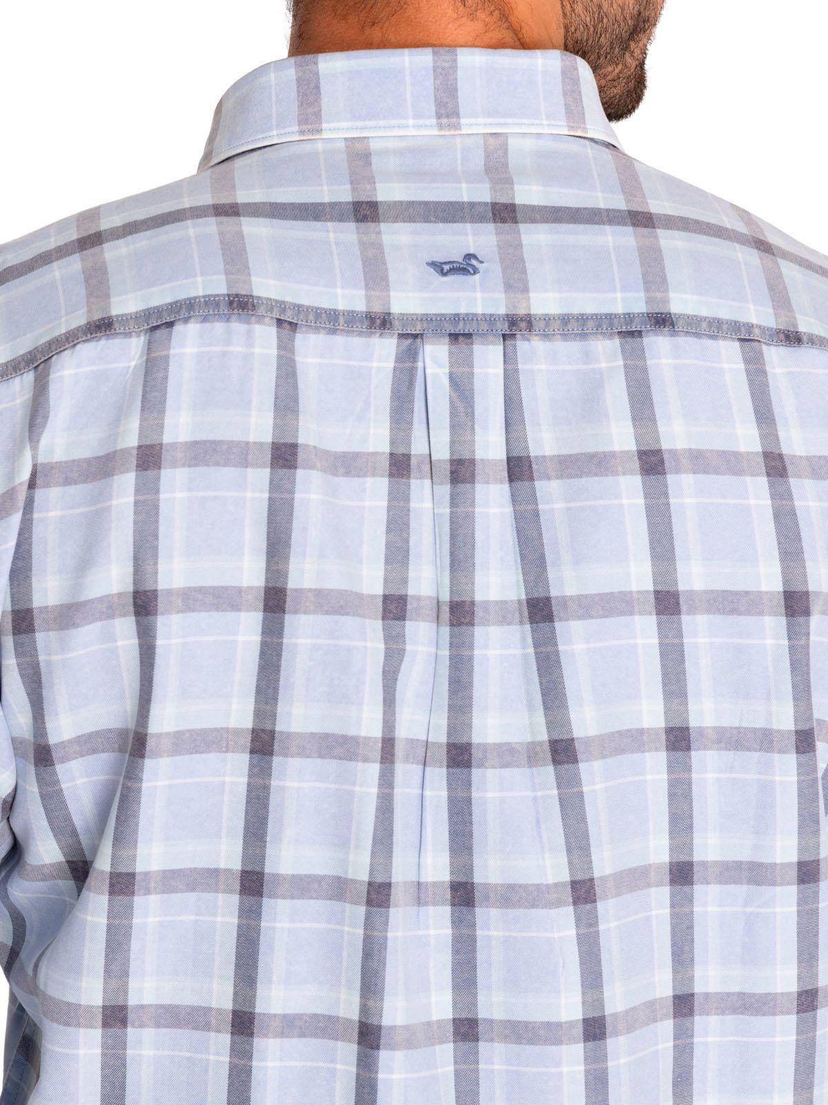 Camisa Algodón Orgánico Hombre Arbed Azul-8