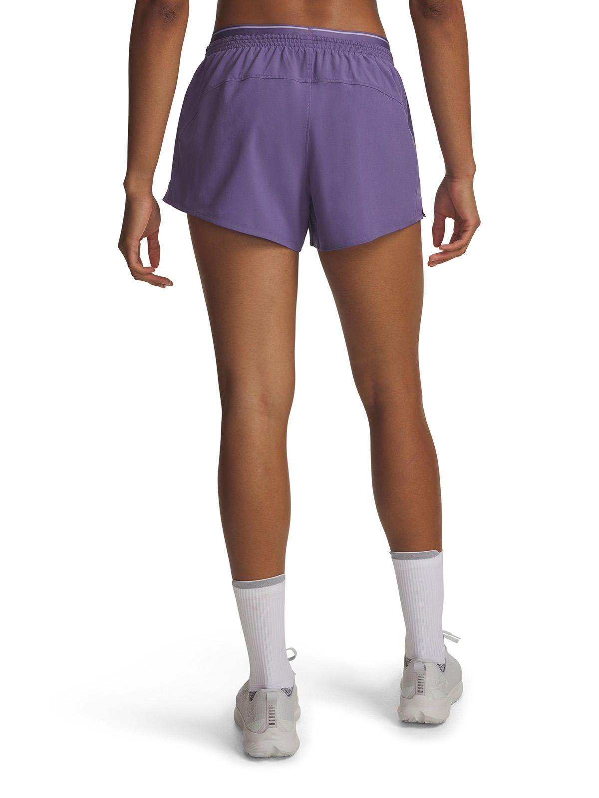 Short UA Vanish Woven 3" Morado Mujer-1