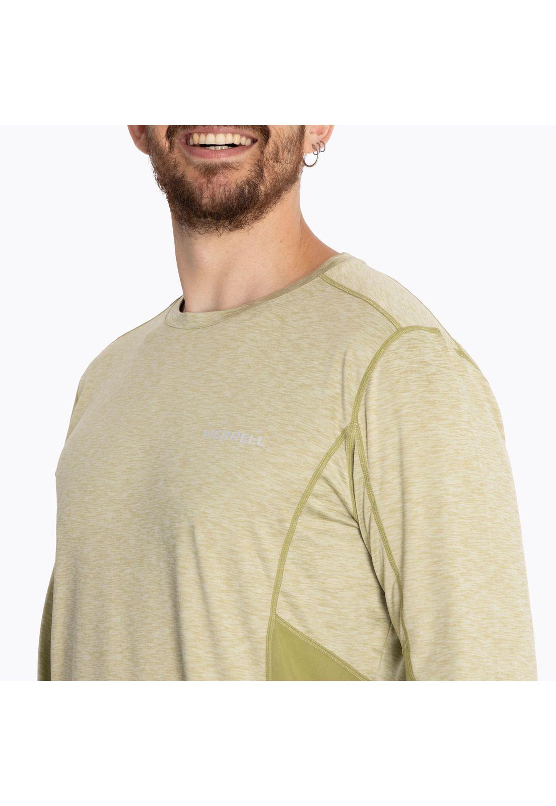 Polera Hombre Sport Long Sleeve Verde Musgo-3