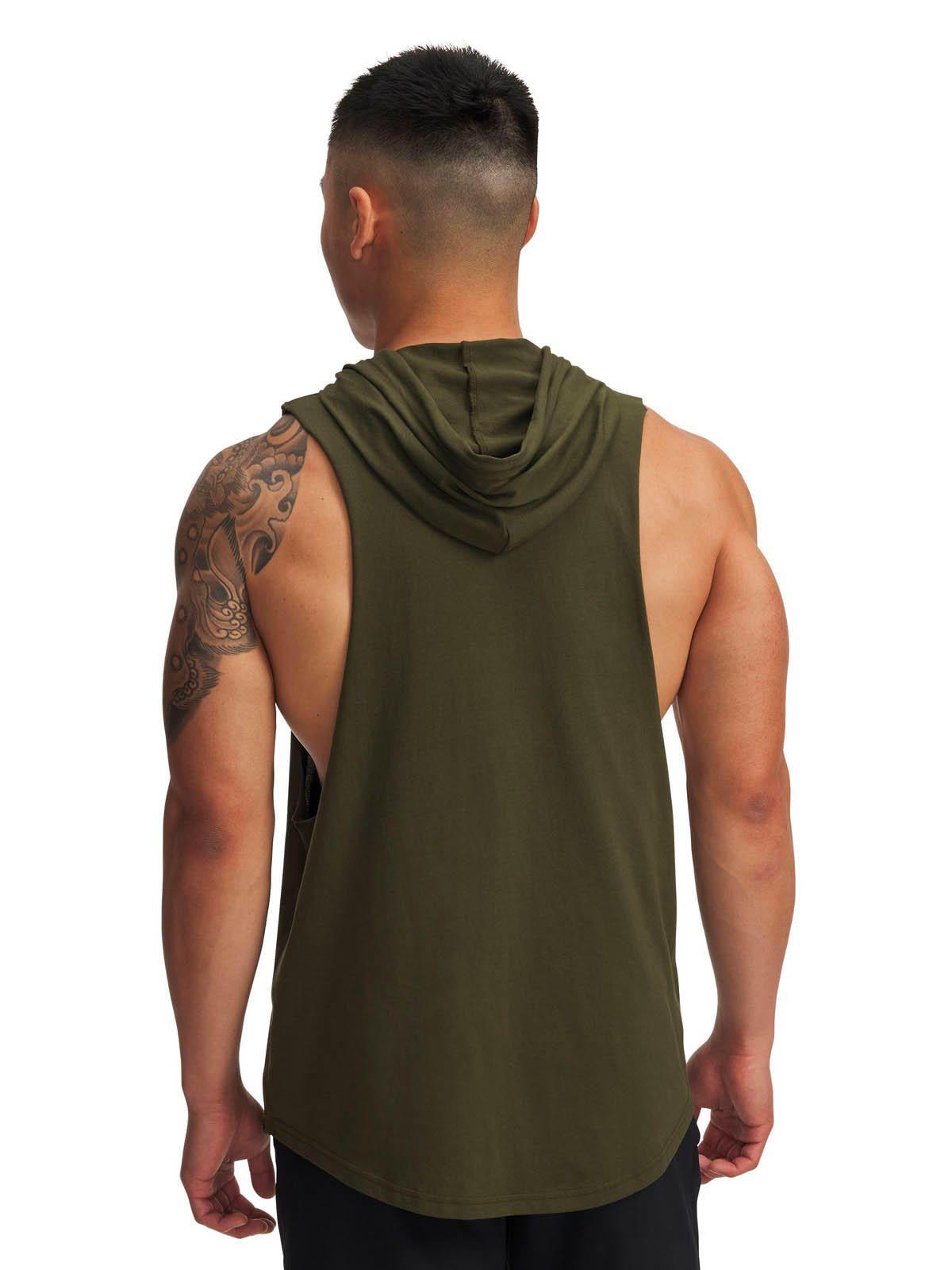 Polerón Sin mangas Training  hombre Project Rock verde -1