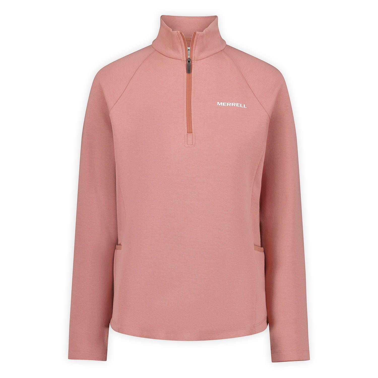 Polar Mujer Riley Quarter Zip Rosado-6