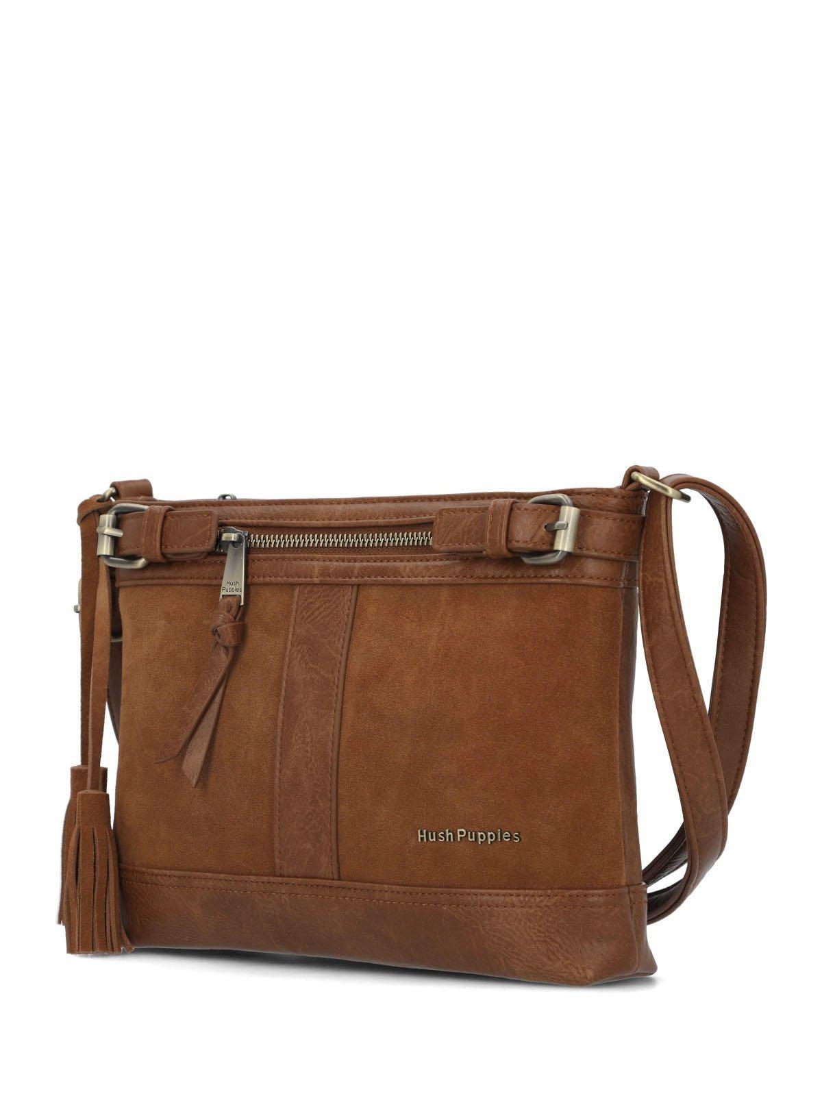 Cartera Mujer Larisa Cross Caramelo-1
