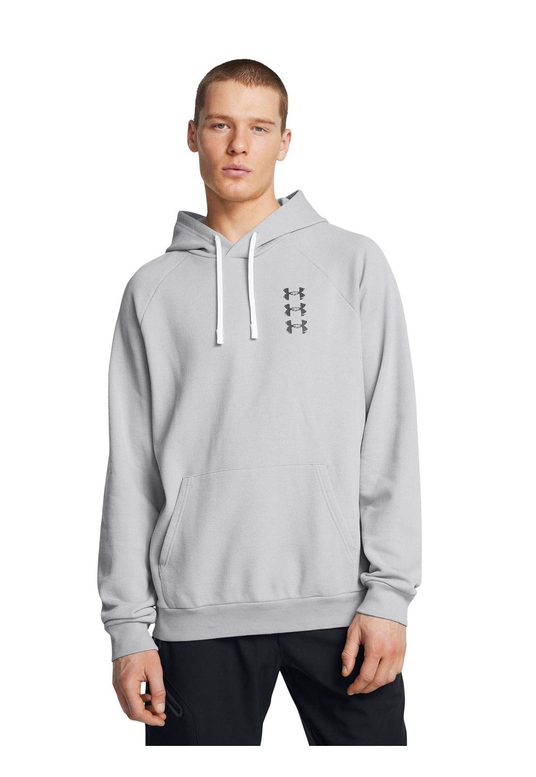 Polerón Rival Sliced 'N Diced hombre Gris-3