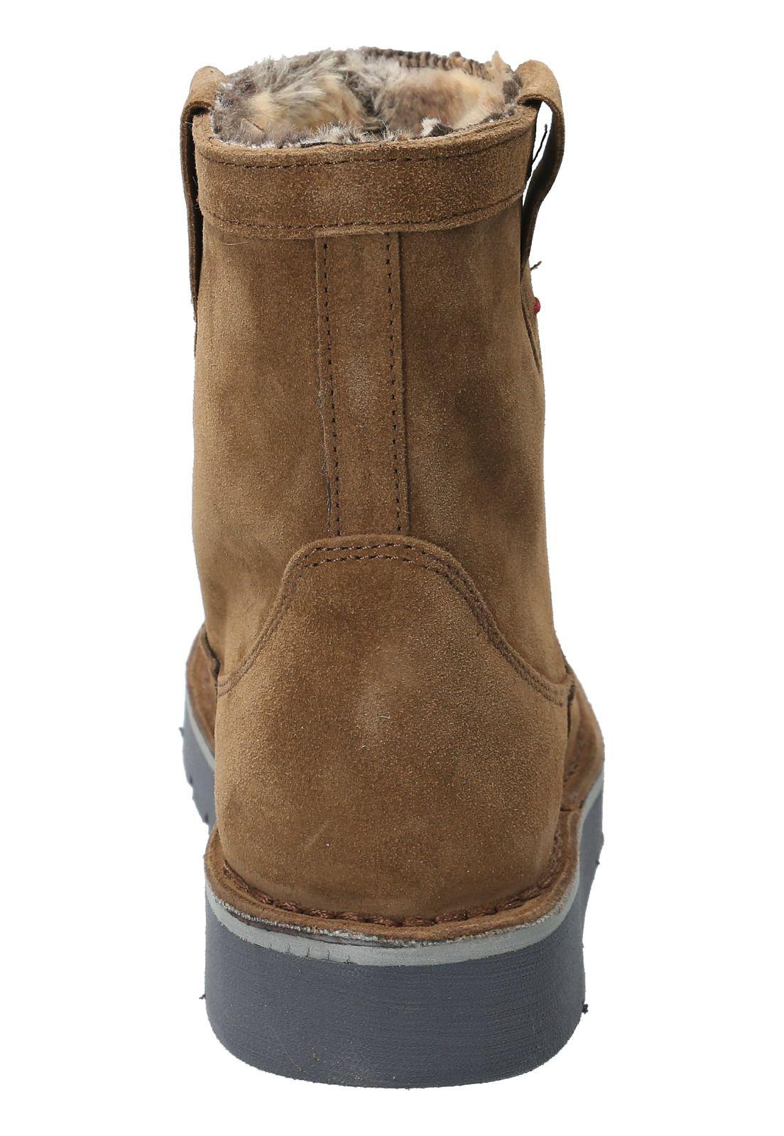 Bota Cuero Mujer Corso Café-5