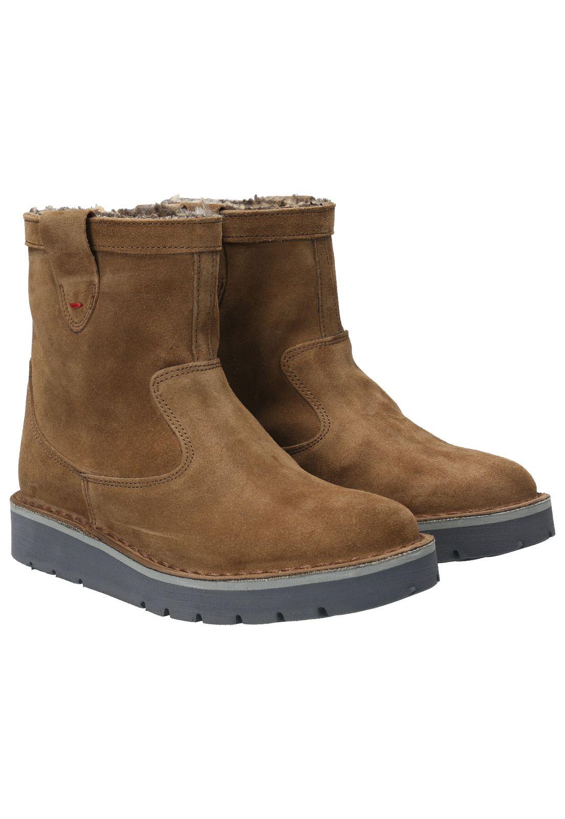 Bota Cuero Mujer Corso Café-6