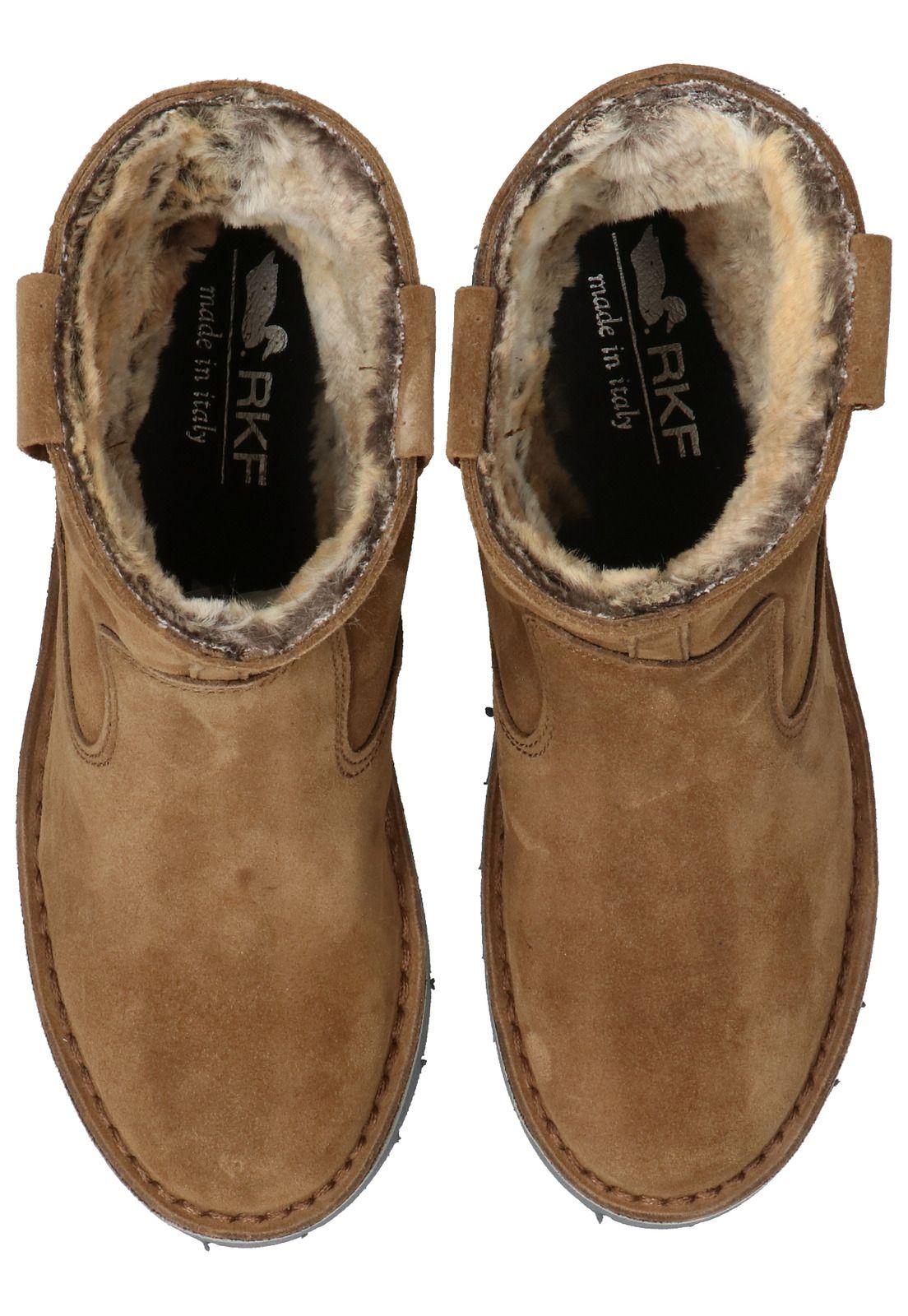 Bota Cuero Mujer Corso Café-7