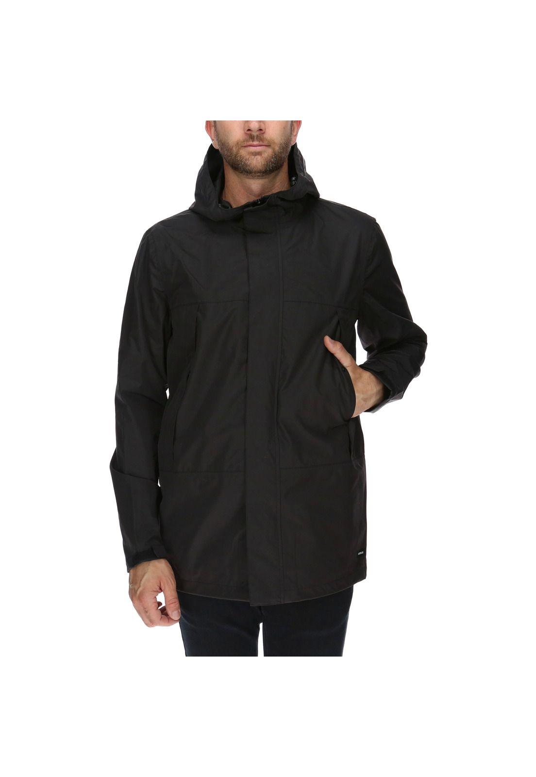 Chaqueta Hombre Contemporary Rain Jacket Poliéster Negro-0