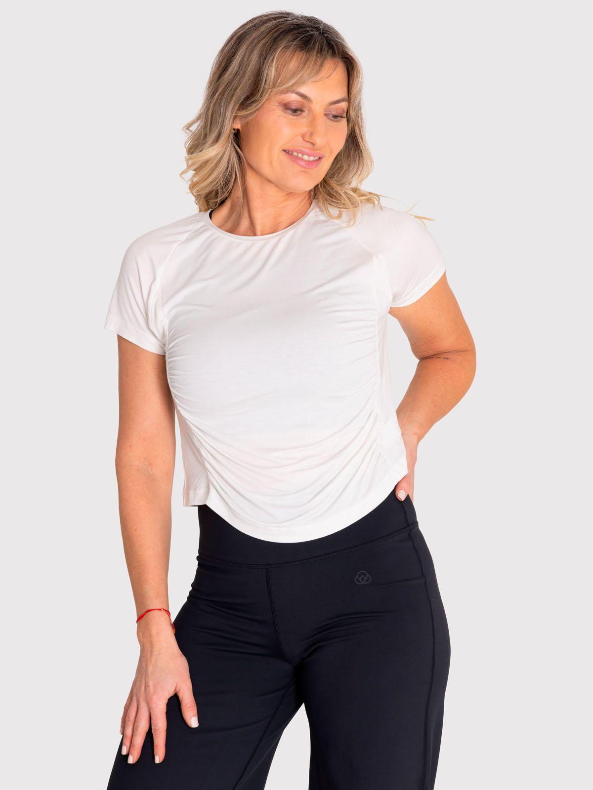 Polera deportiva Mujer Soft T-Shirt Blanca-2