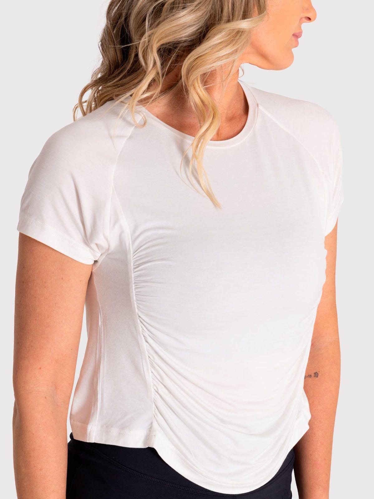 Polera deportiva Mujer Soft T-Shirt Blanca-3