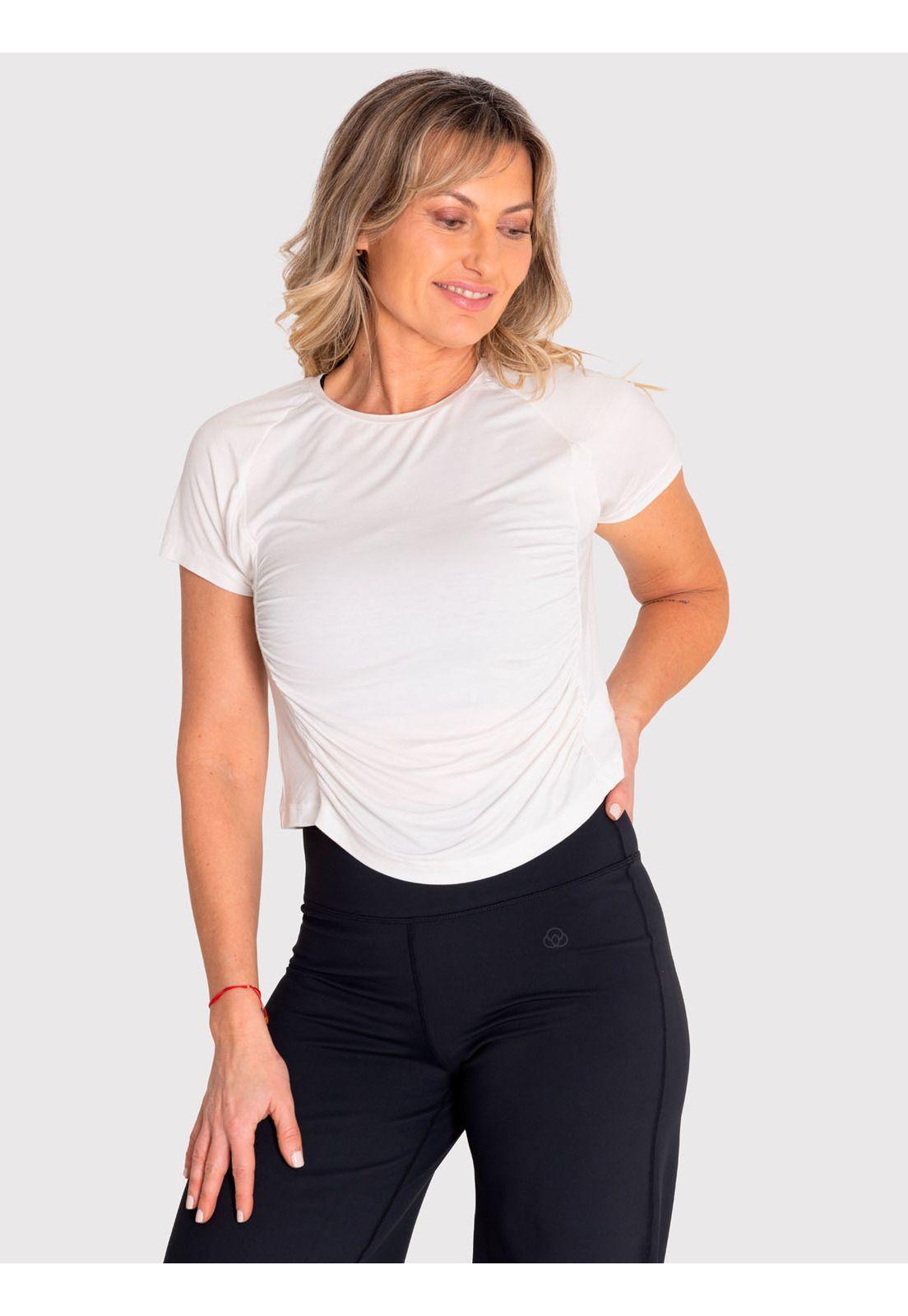 Polera deportiva Mujer Soft T-Shirt Blanca-2