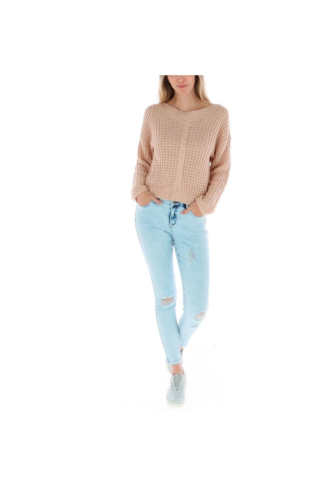 Sweater Mujer Morgan Sweater Rosa-4