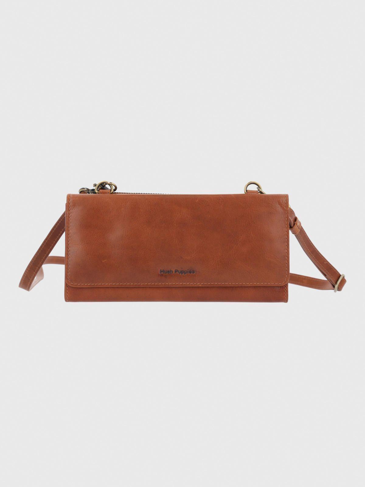 Billetera Cuero Mujer Farrow Strap Café-5