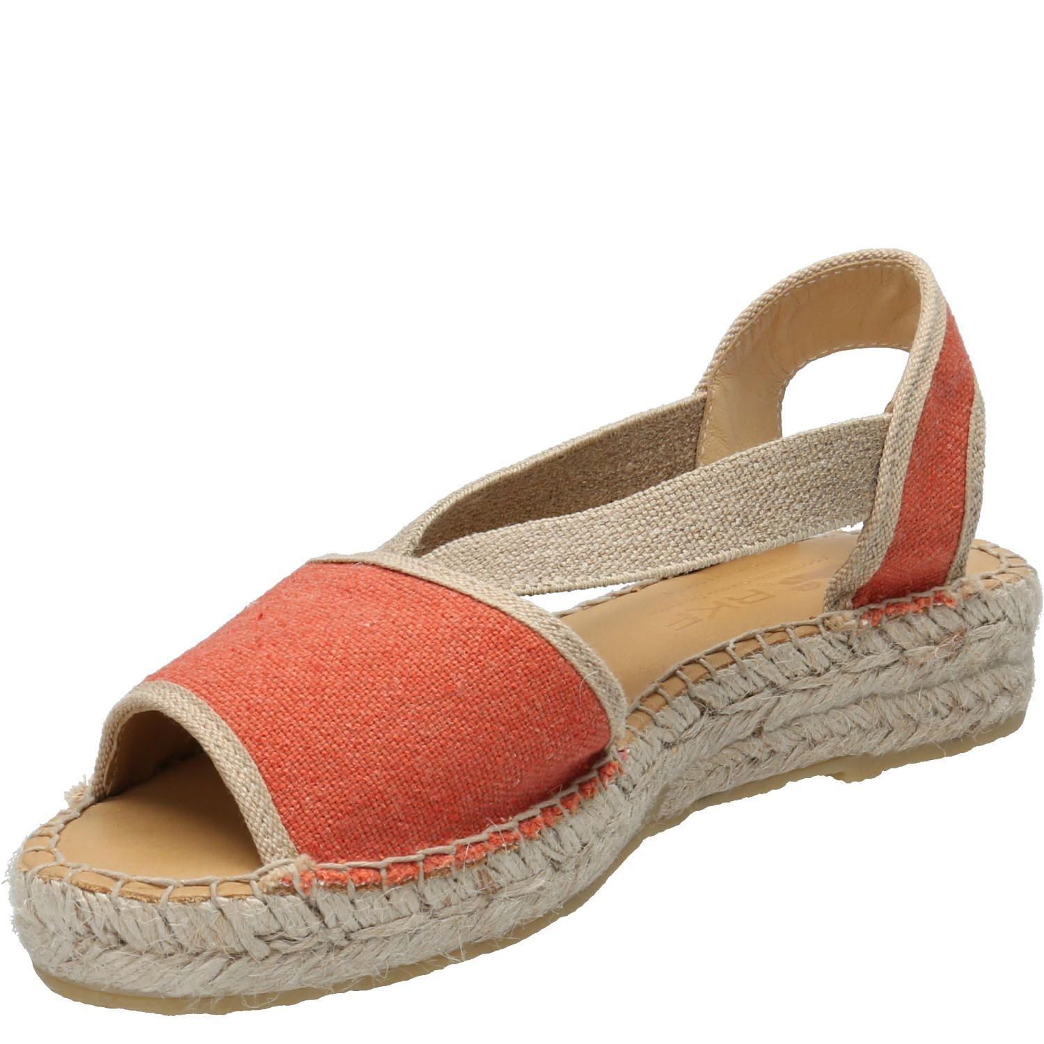 Sandalia Mujer Tete Naranja-4