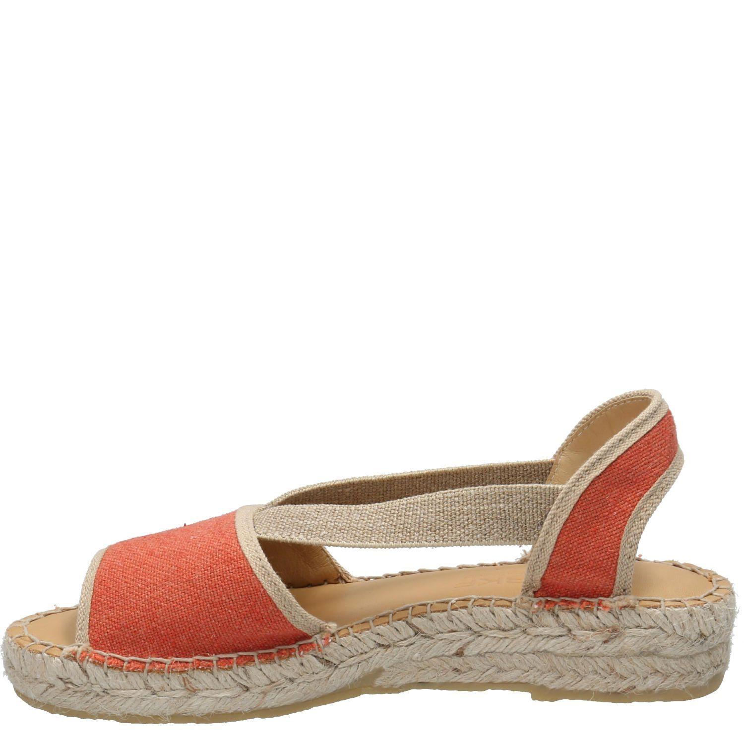 Sandalia Mujer Tete Naranja-5