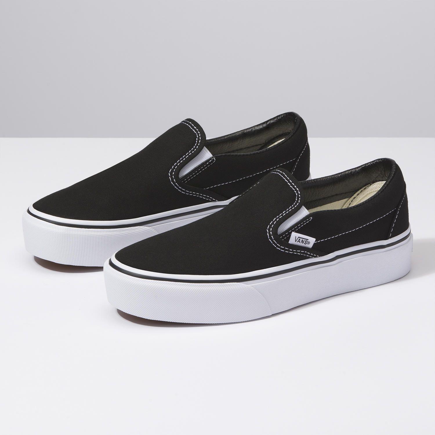 Zapatilla Urbana Ua Classic Slip-On Platform Negro-0