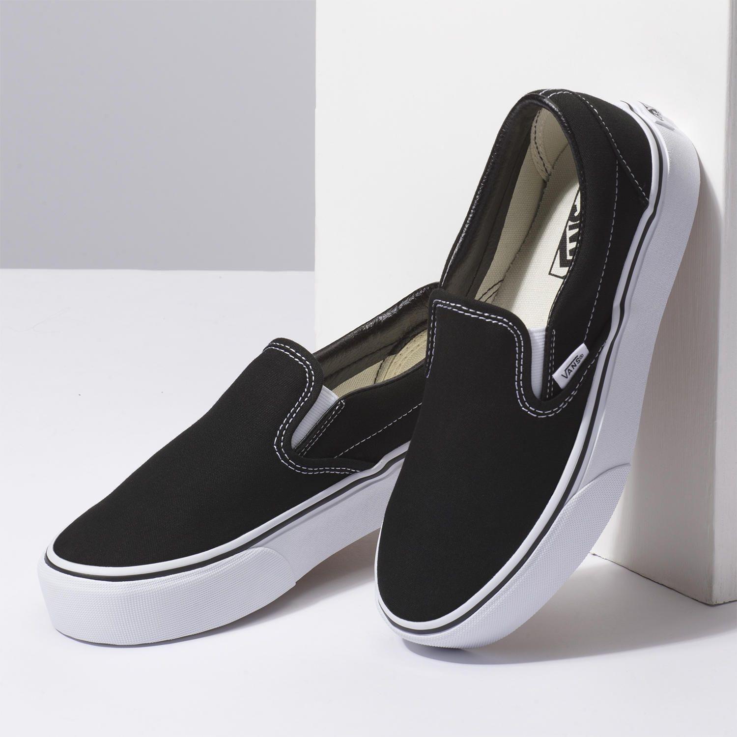 Zapatilla Urbana Ua Classic Slip-On Platform Negro-3