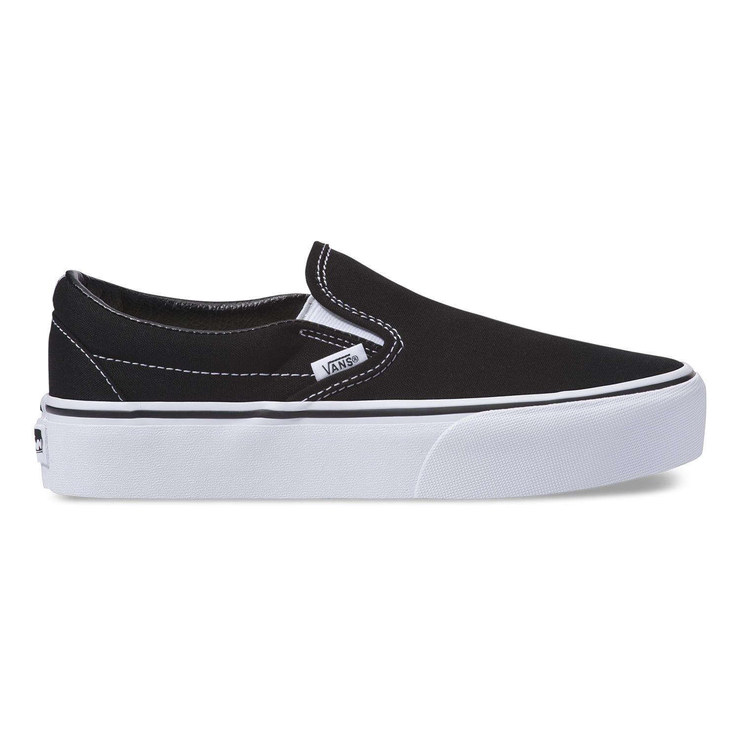 Zapatilla Urbana Ua Classic Slip-On Platform Negro-4