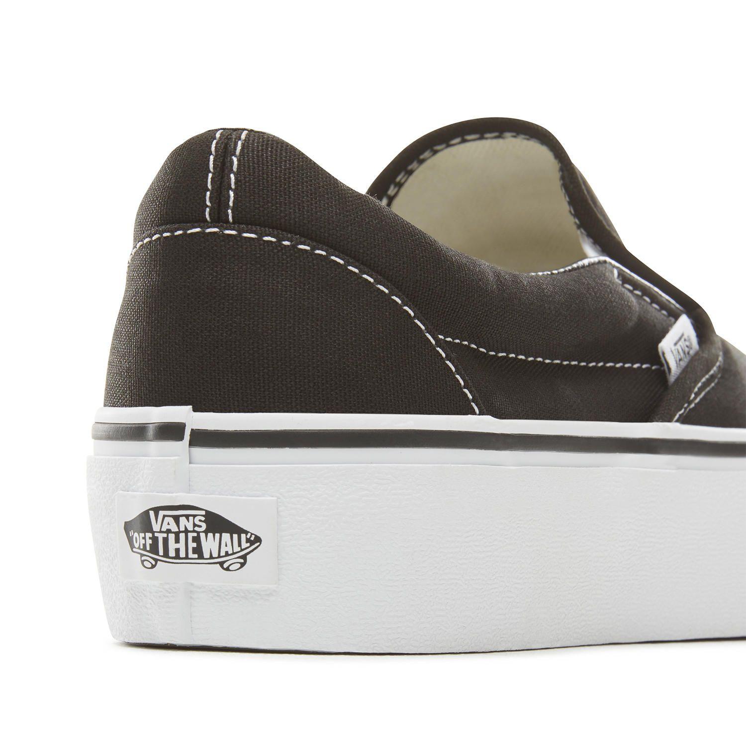 Zapatilla Urbana Ua Classic Slip-On Platform Negro-6