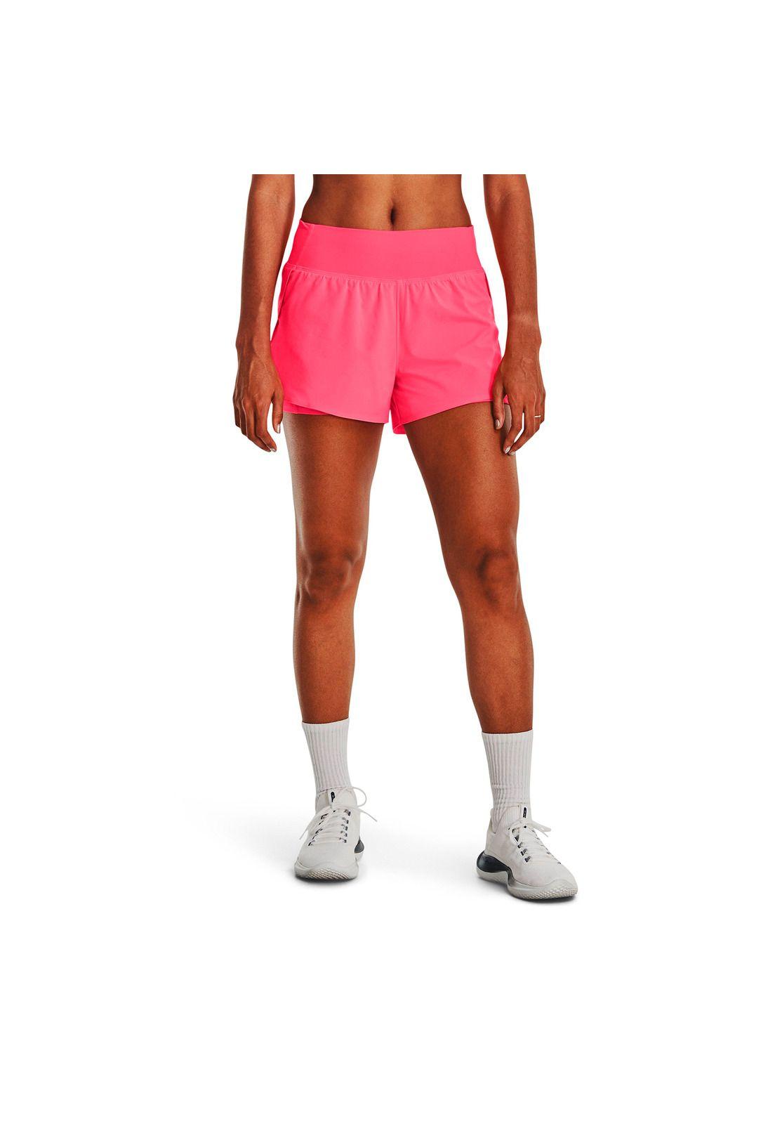 Short Training 2 En 1 Tejidoflex Fucsia Mujer-4