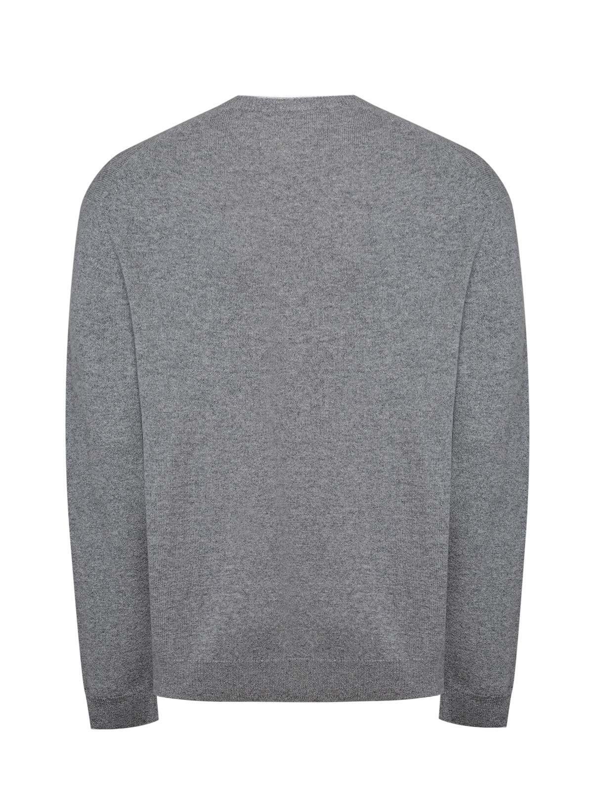 Sweater Cashemira Hombre Cash.V Gris-1