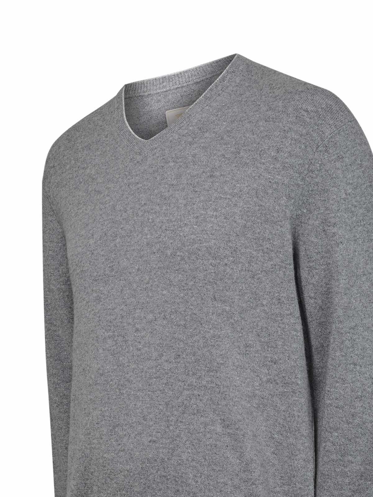 Sweater Cashemira Hombre Cash.V Gris-3
