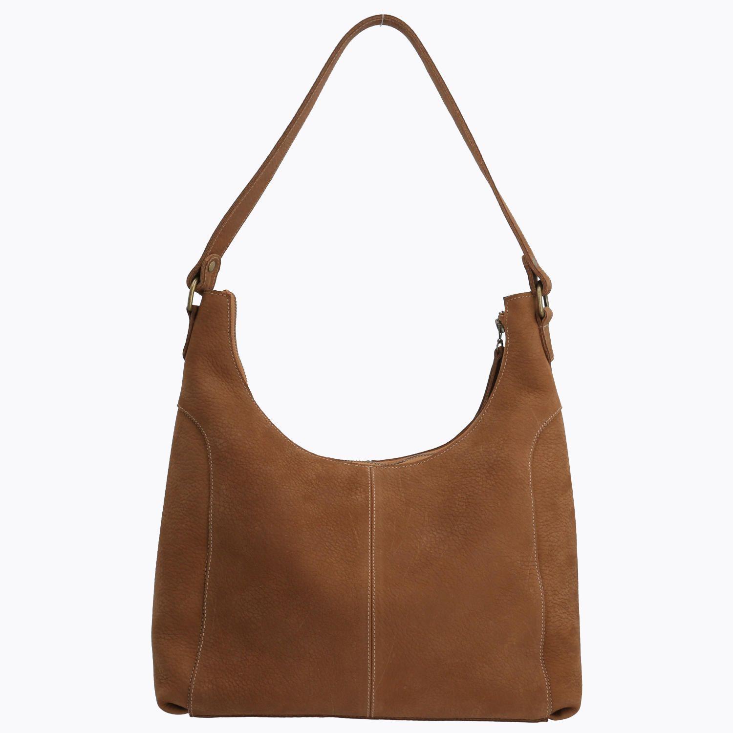 Cartera Cuero Mujer Billie Hobo Café-2