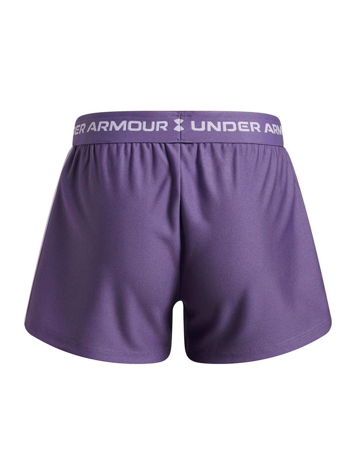 Short UA Tech Play Up Morado Niña-1