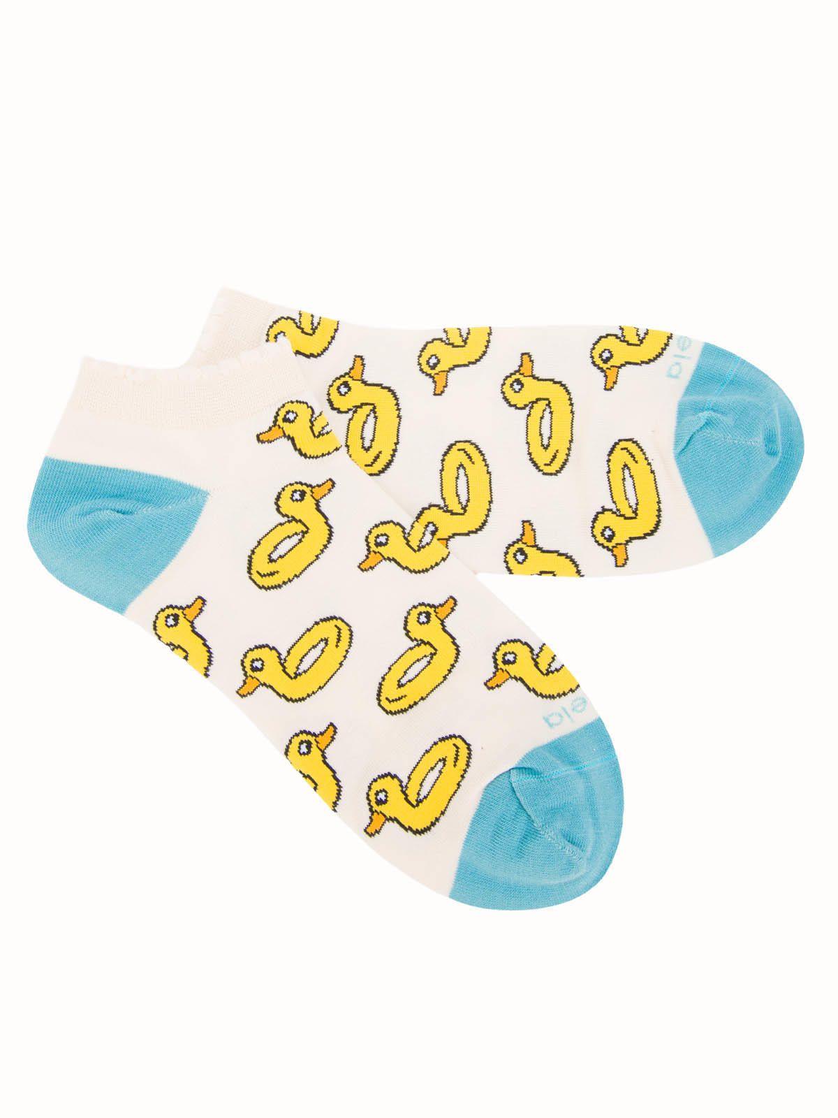 Calcetín Algodón Mujer Ped Ducky Beige-2