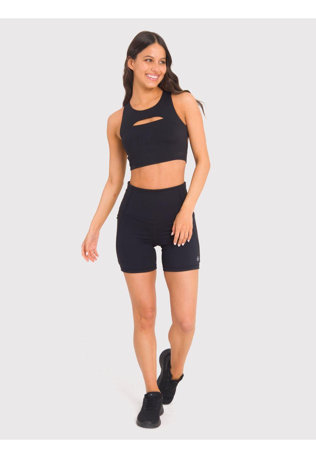 Calza Biker Mujer Cloe Negra-1