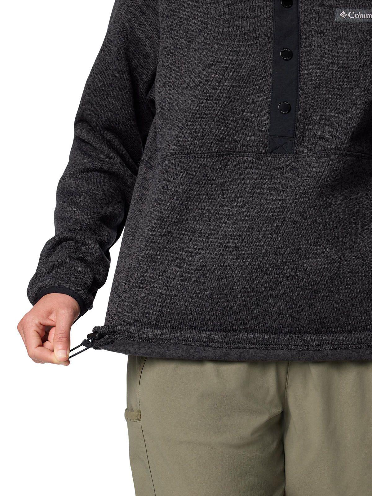 Polar Mujer Sweater Weather Half Snap Negro-4