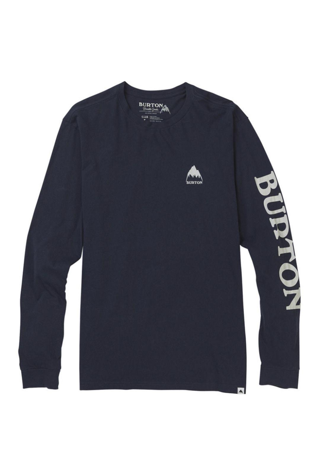 Polera M/L Hombre Elite Ls T Shirt Azul Oscuro Burton-0