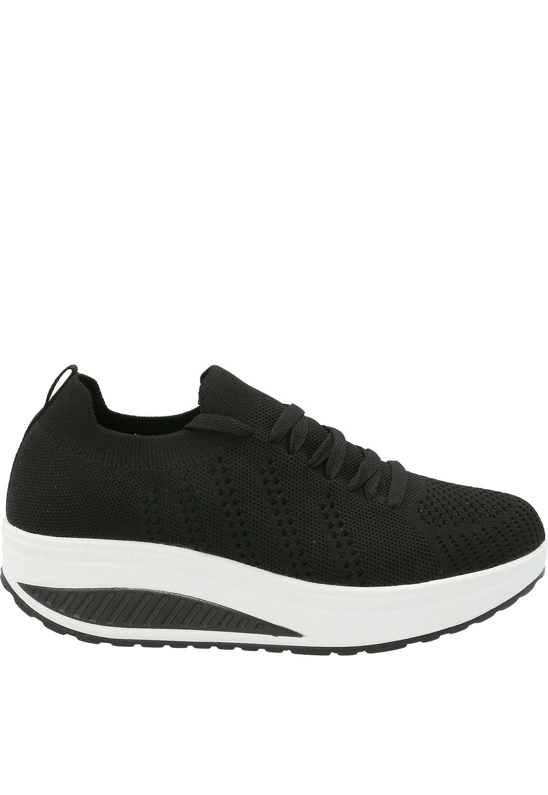 Zapatilla Mujer Miracle Negro-1