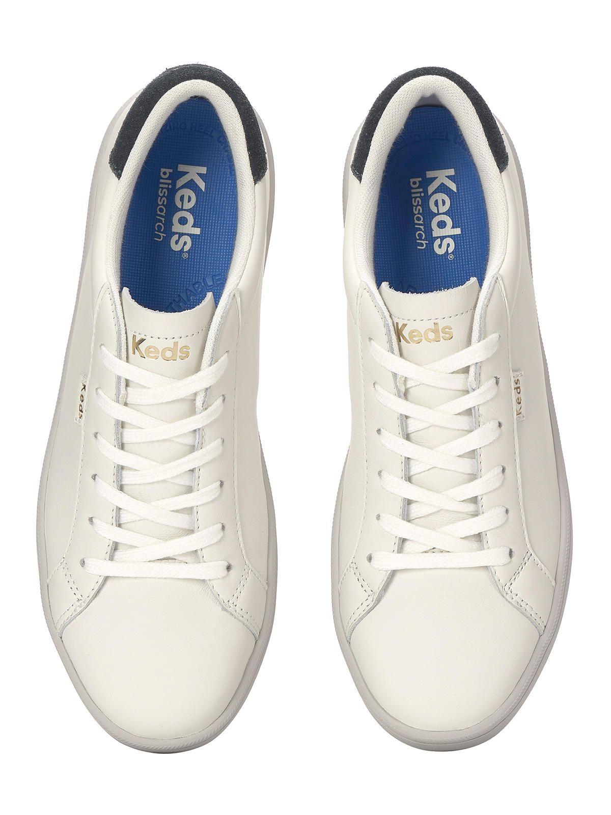 Zapatilla Cuero Mujer Ace Ii Leather Blanco-4
